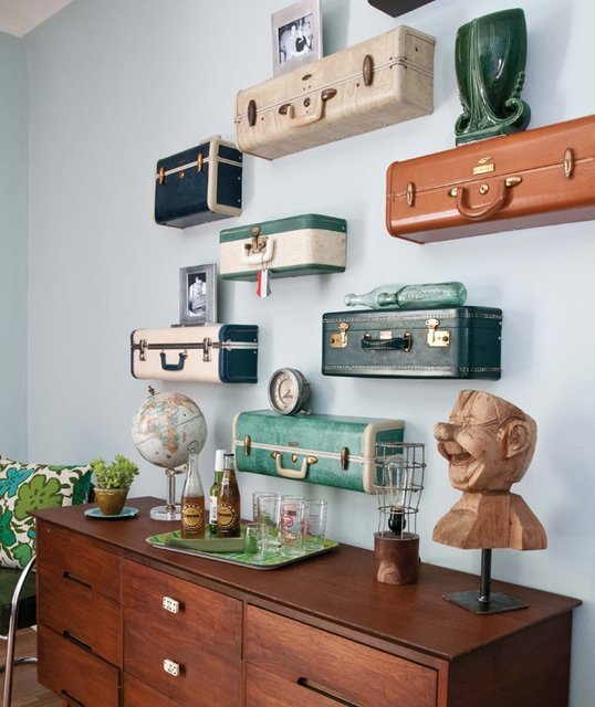 Suitcase Shelves